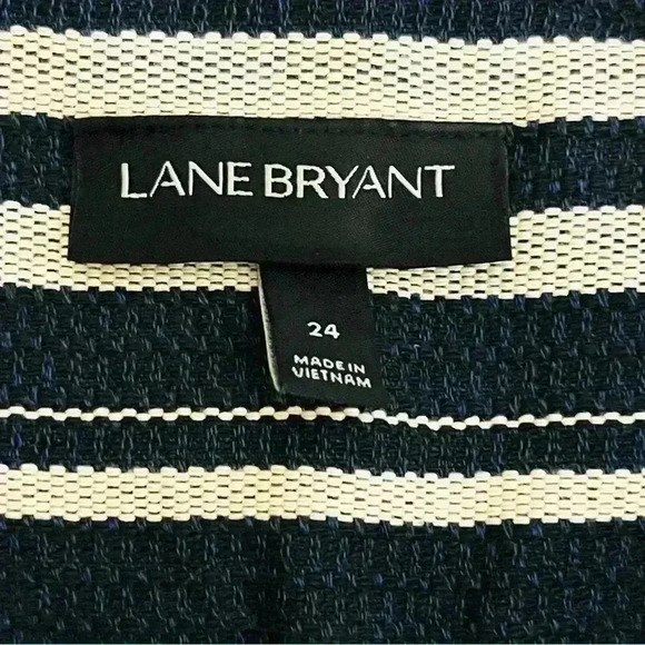Lane Bryant Black and White Striped Blazer - Picture 12 of 14